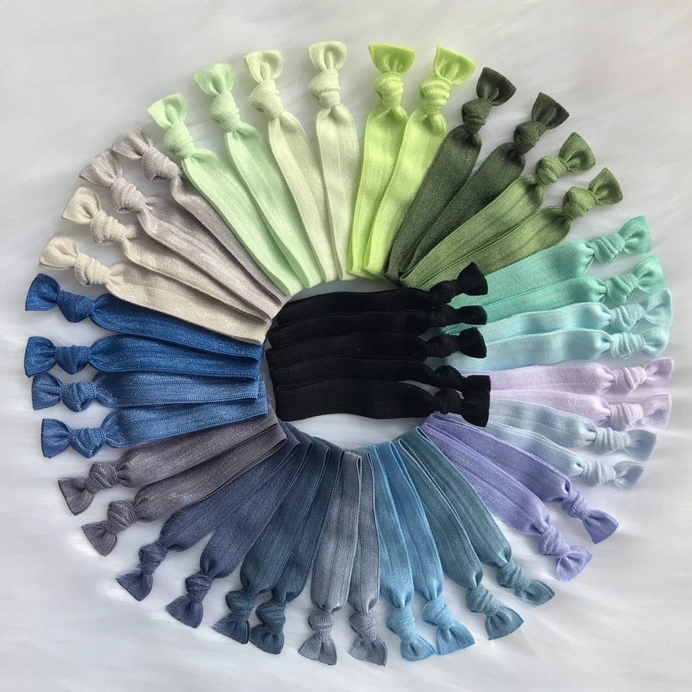 Lot of 45 Hair Ties