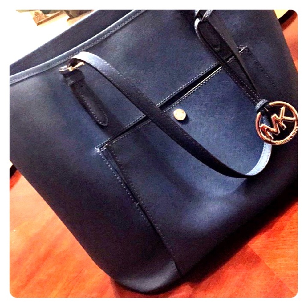 Large blue Michael Kors purse
