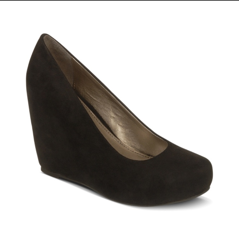 Suede Wedges