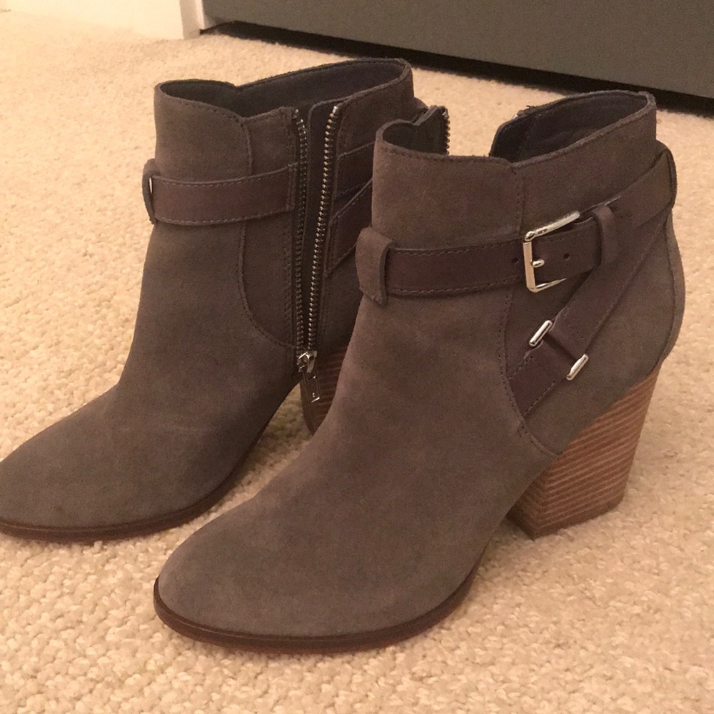 Cole Haan Grey Ankle Booties