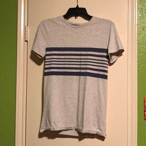 White & Blue Striped Shirt