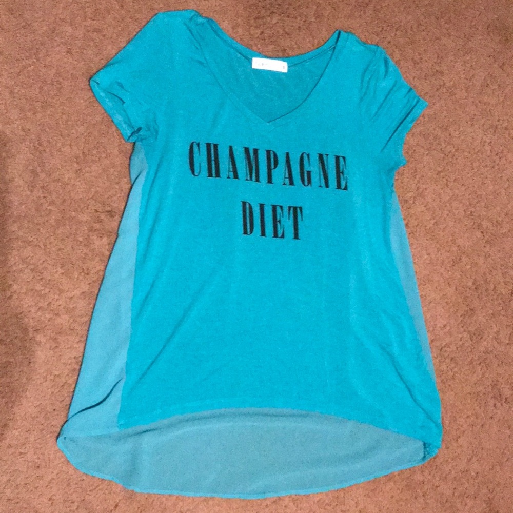 Champagne diet! Worn one time!