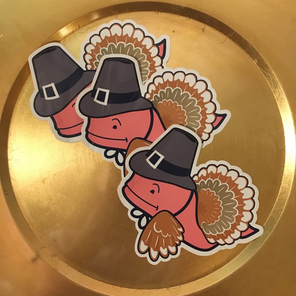 Vineyard Vines Thanksgiving Turkey Sticker Bundle