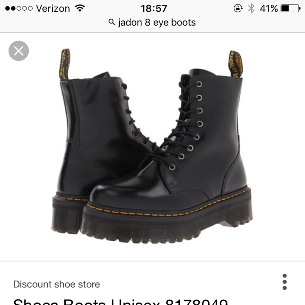 Jadon 8- eye platform doc martens