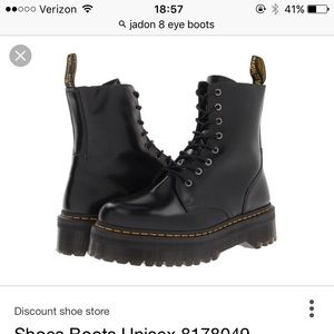 Jadon 8- eye platform doc martens