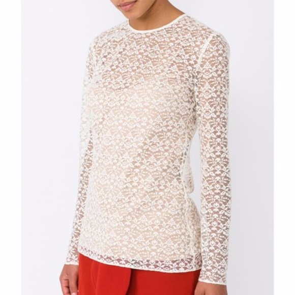Stella McCartney Tops - Stella McCartney Long Sleeve Lace Top SMALL