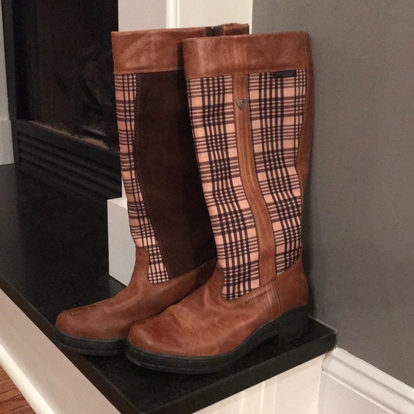 ariat baker plaid boots