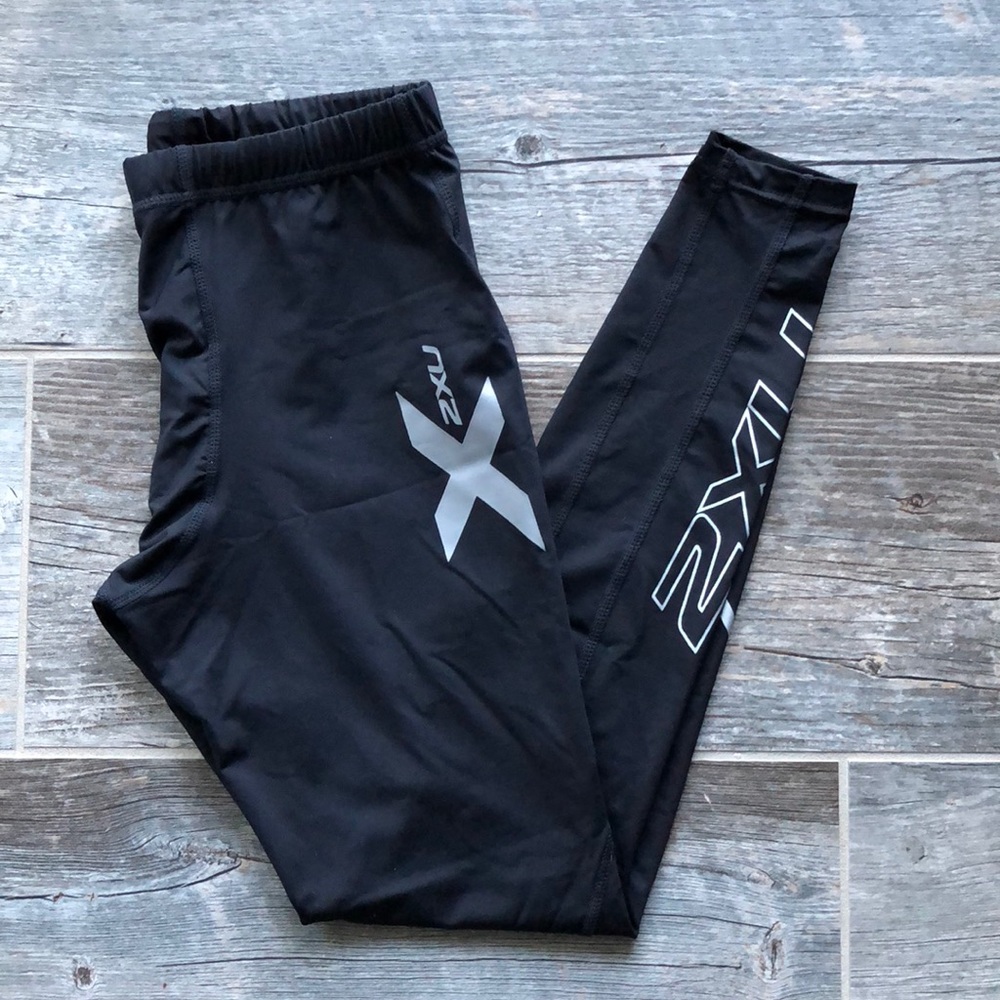 2XU Men’s Black Compression Tights Size S