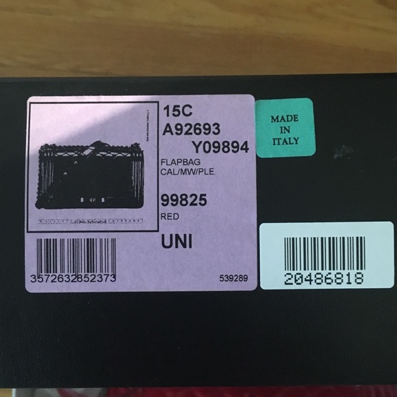 SOLD. Chanel, new medium, boy bag in patent red. - Picture 6 of 8