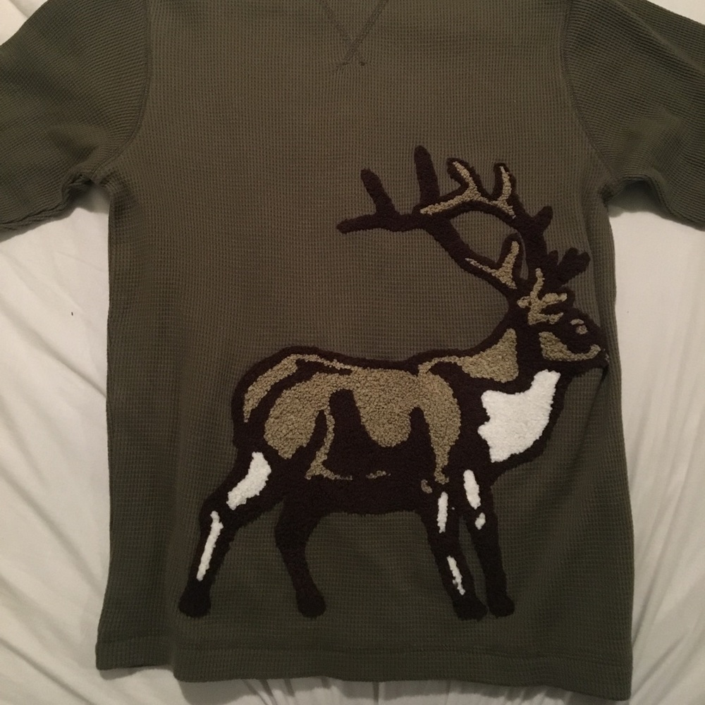 Boys Moose Sweater- Size 8