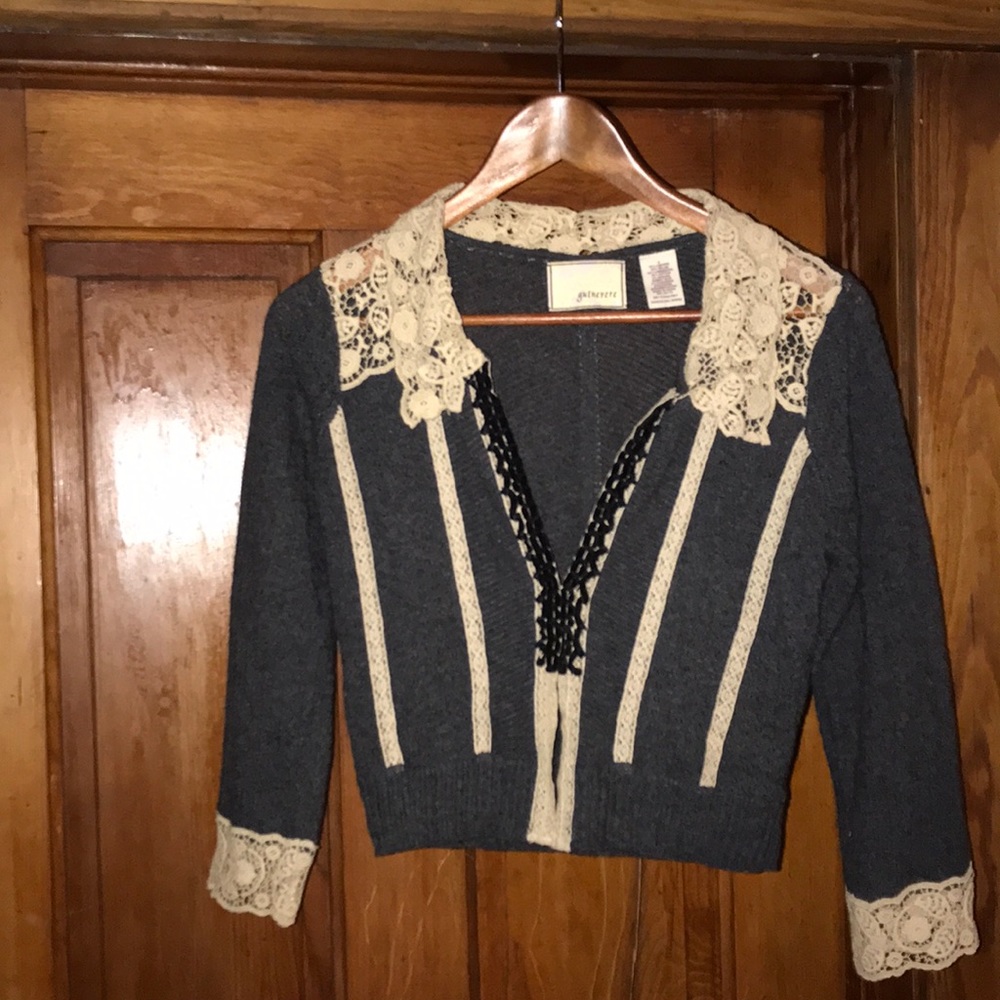 Anthropology Guinevere Vintage looking sweater
