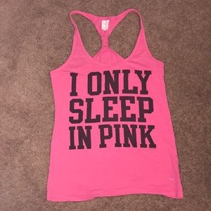Victoria secret pink sleeping shit