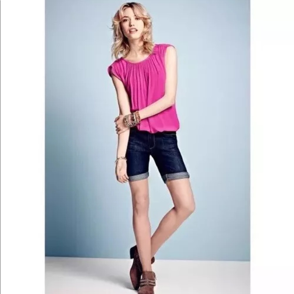 PAIGE size 25 JAX BERMUDA mid rise shorts