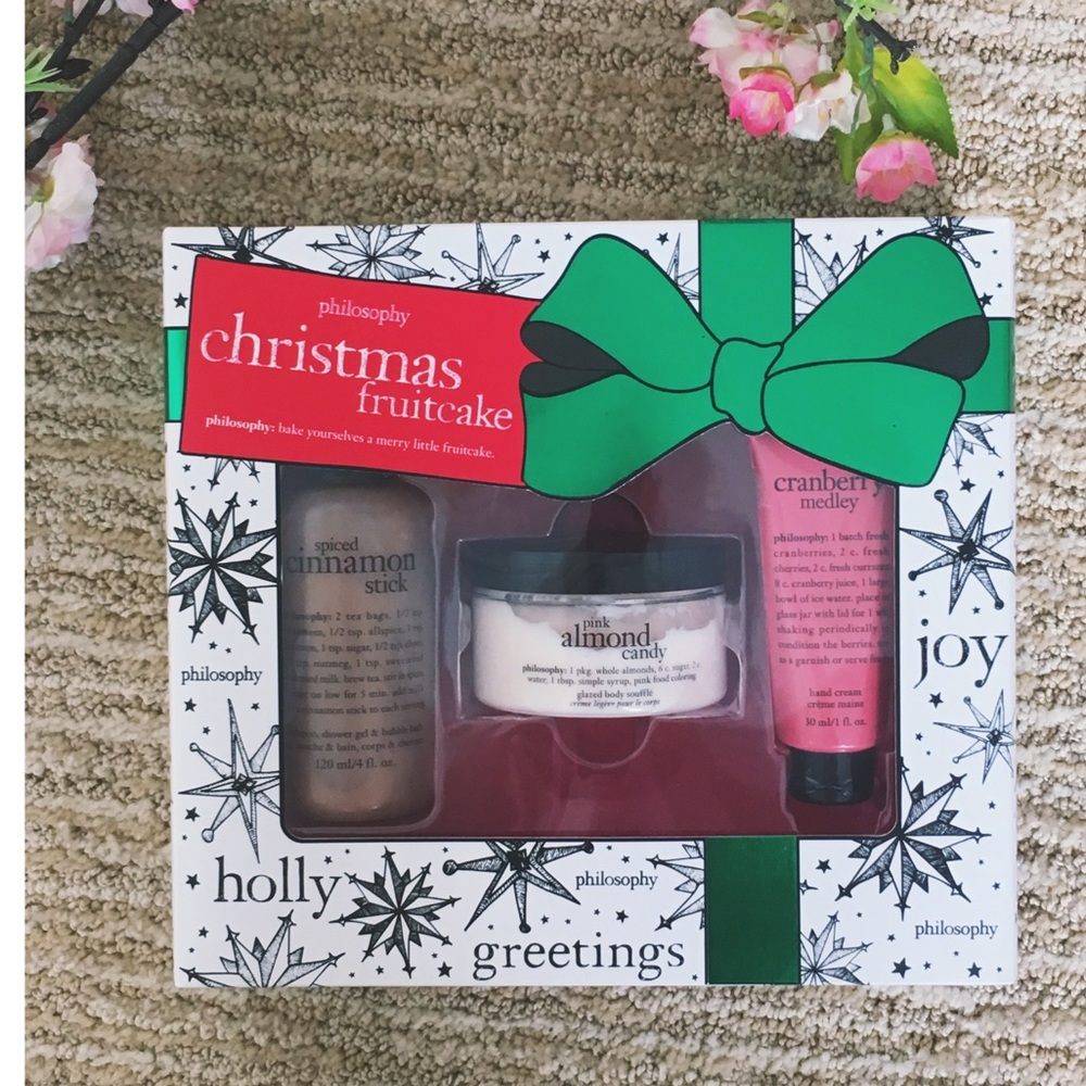 Philosophy Christmas Fruitcake Set! (NEVER OPENED)