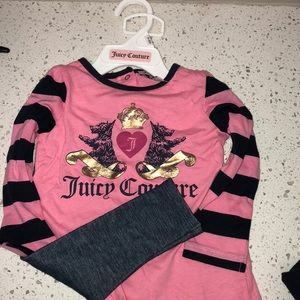 Juice couture two piece, girls 12/18 months nwt
