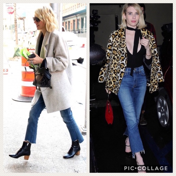 mother step fray jeans