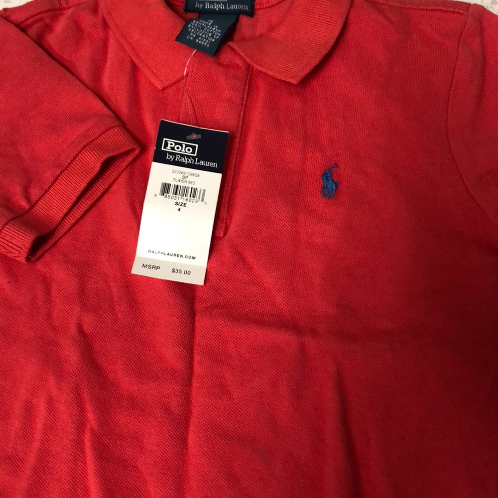 Polo kids size 4 Ralph Lauren shirt nwt. Sale