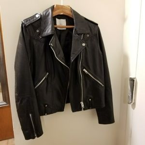 Mango Genuine Leather Jacket