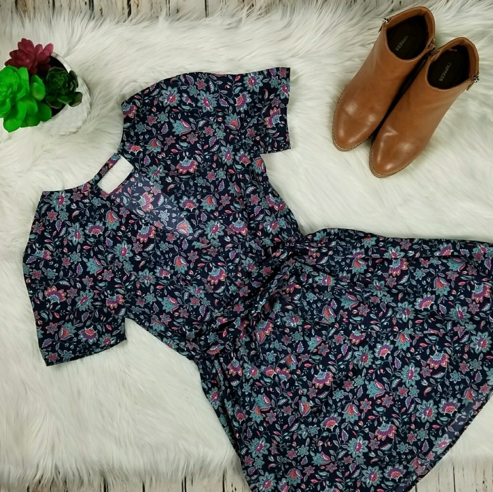 Forever 21 floral print dress - Picture 2 of 4