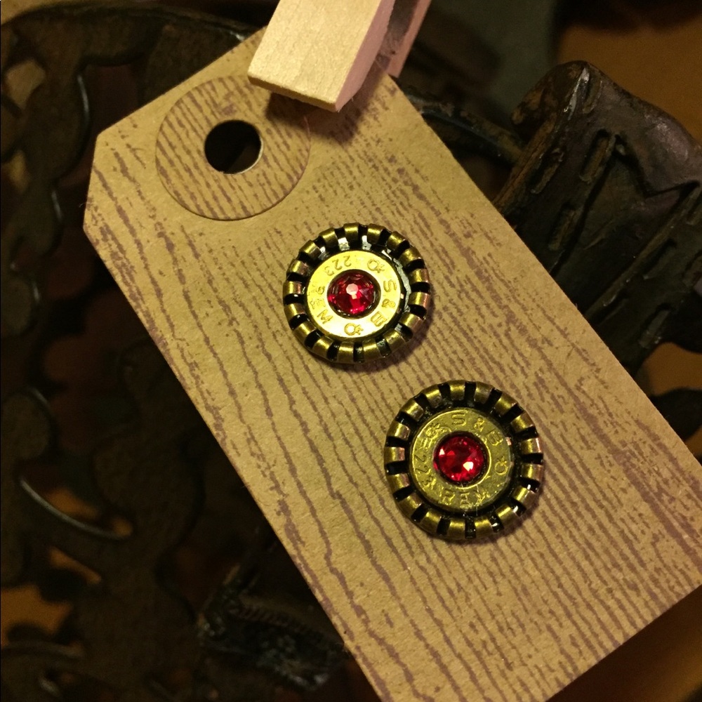 Repurposed 223 bullet earrings