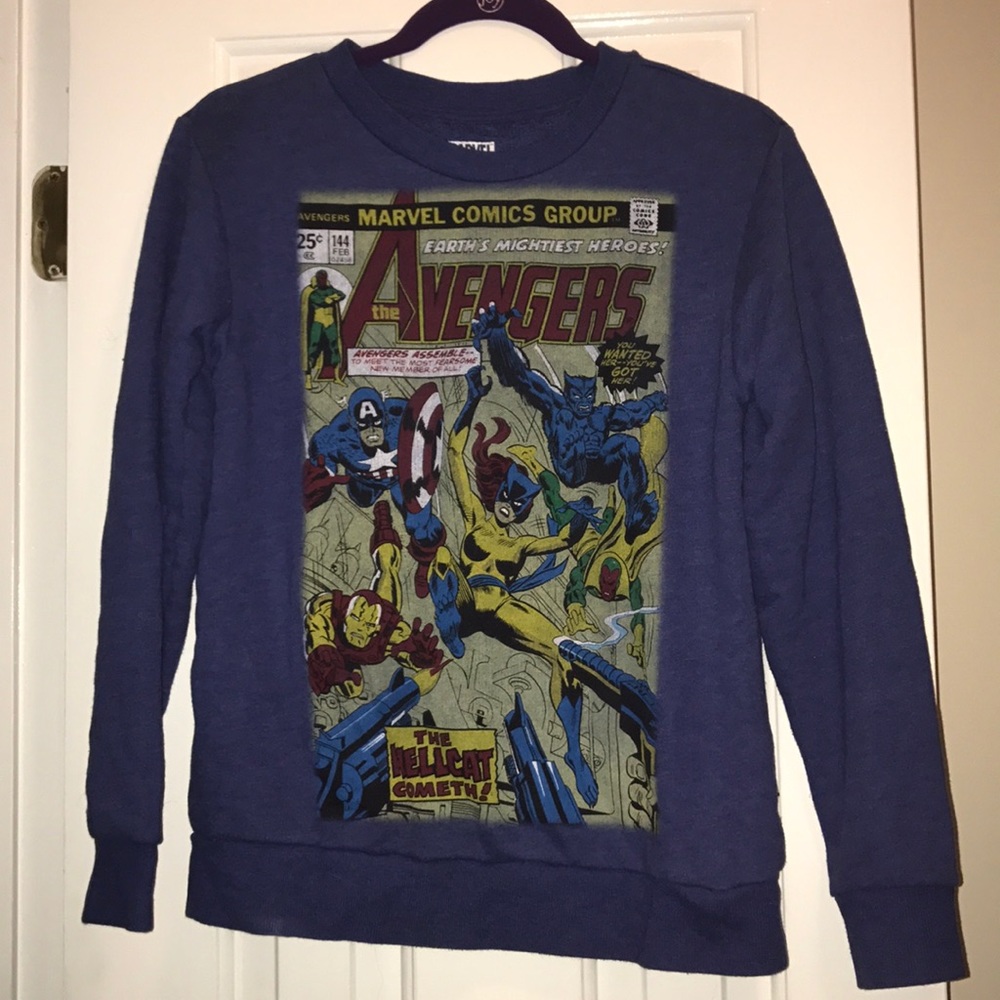Cartoon Avengers sweatshirt