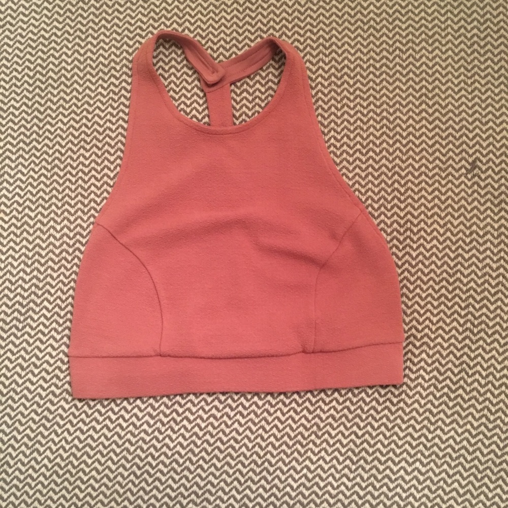 Salmon colored crop top!