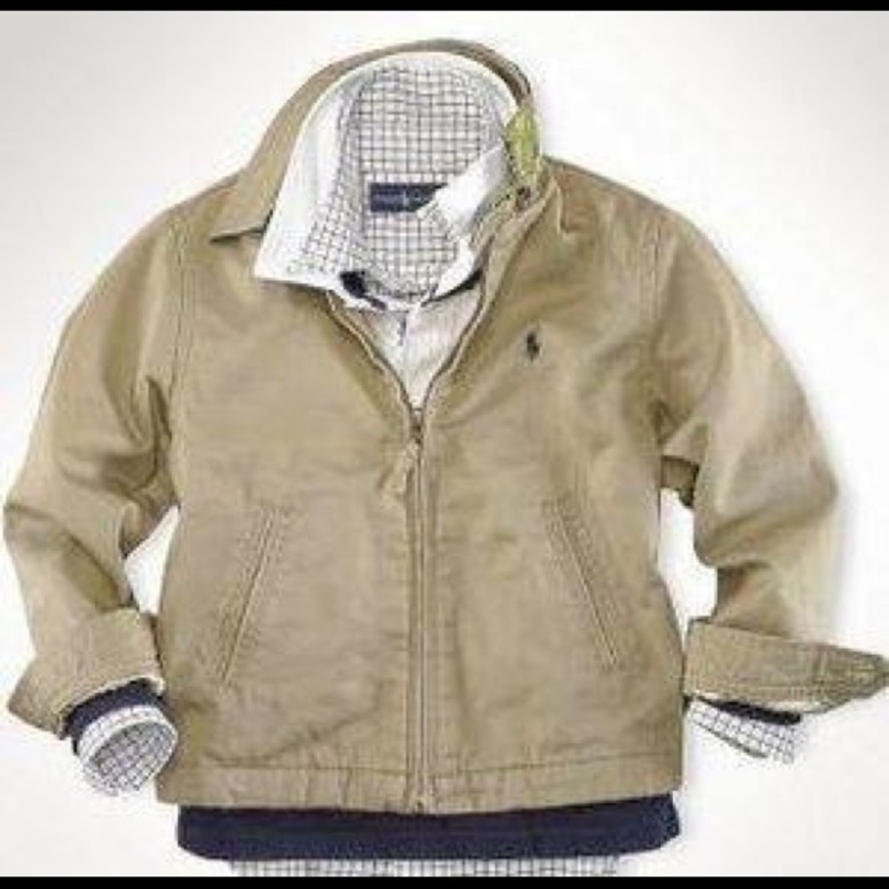 New polo by RL khaki jacket