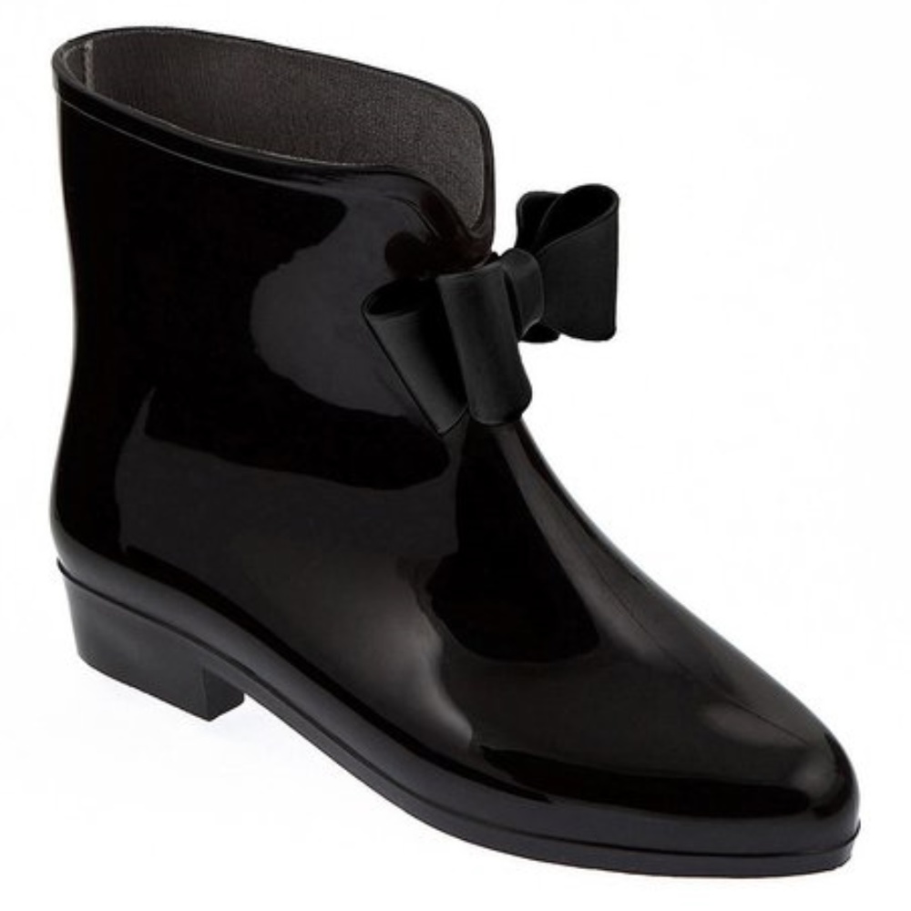 Dizzy Black Picabow Rainboots