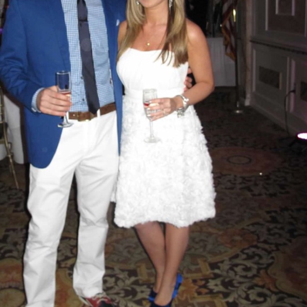 Strapless Ruffle Dress