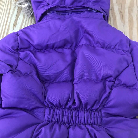 Cherokee Girls Jacket Kids Purple Puffer Jacket - Picture 8 of 8