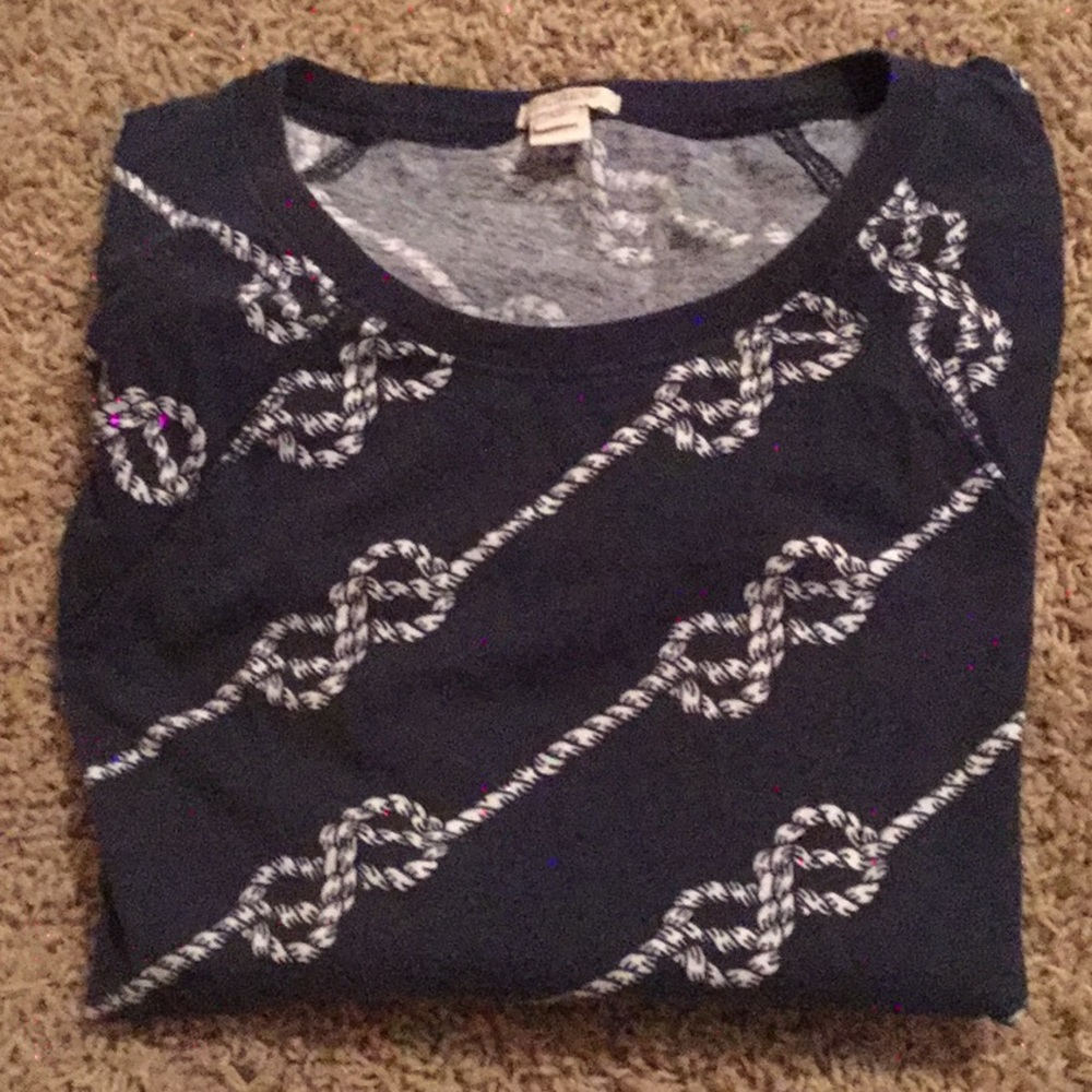 J Crew nautical ropes sweatshirt