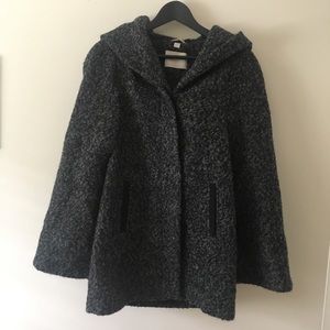 Soia & Kyo Hooded Cape Winter Jacket