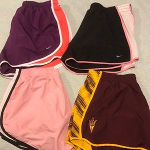 Bundle of Nike running shorts