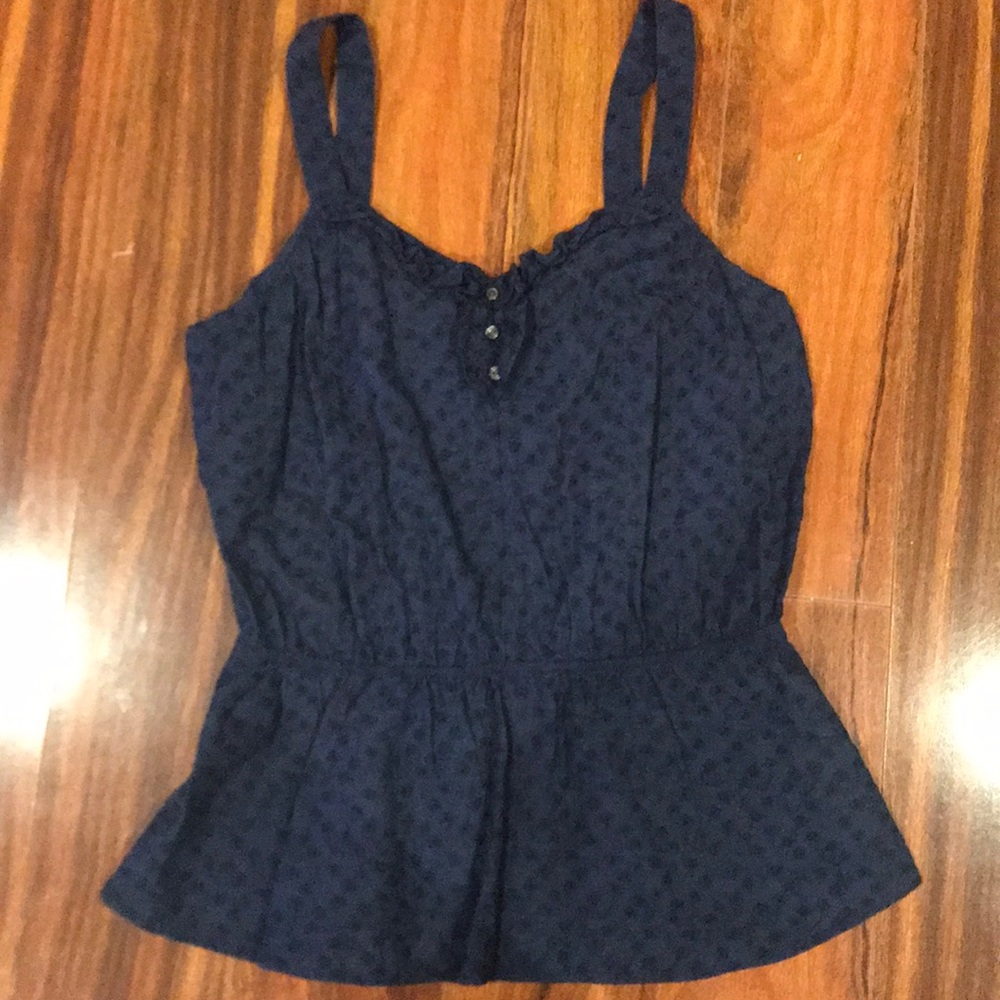 Levi’s Casual Peplum Wide Strap Top, 100% Cotton