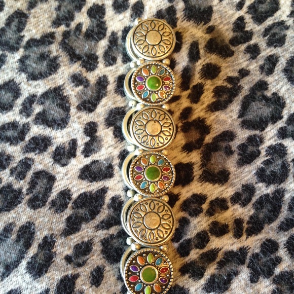 Bracelet with beautiful inlays- beautiful stones - Picture 2 of 3