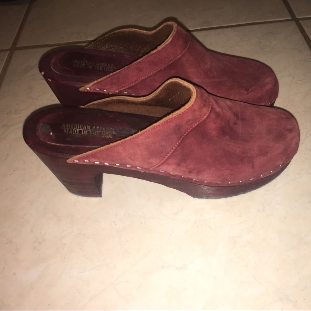 American apparel clogs