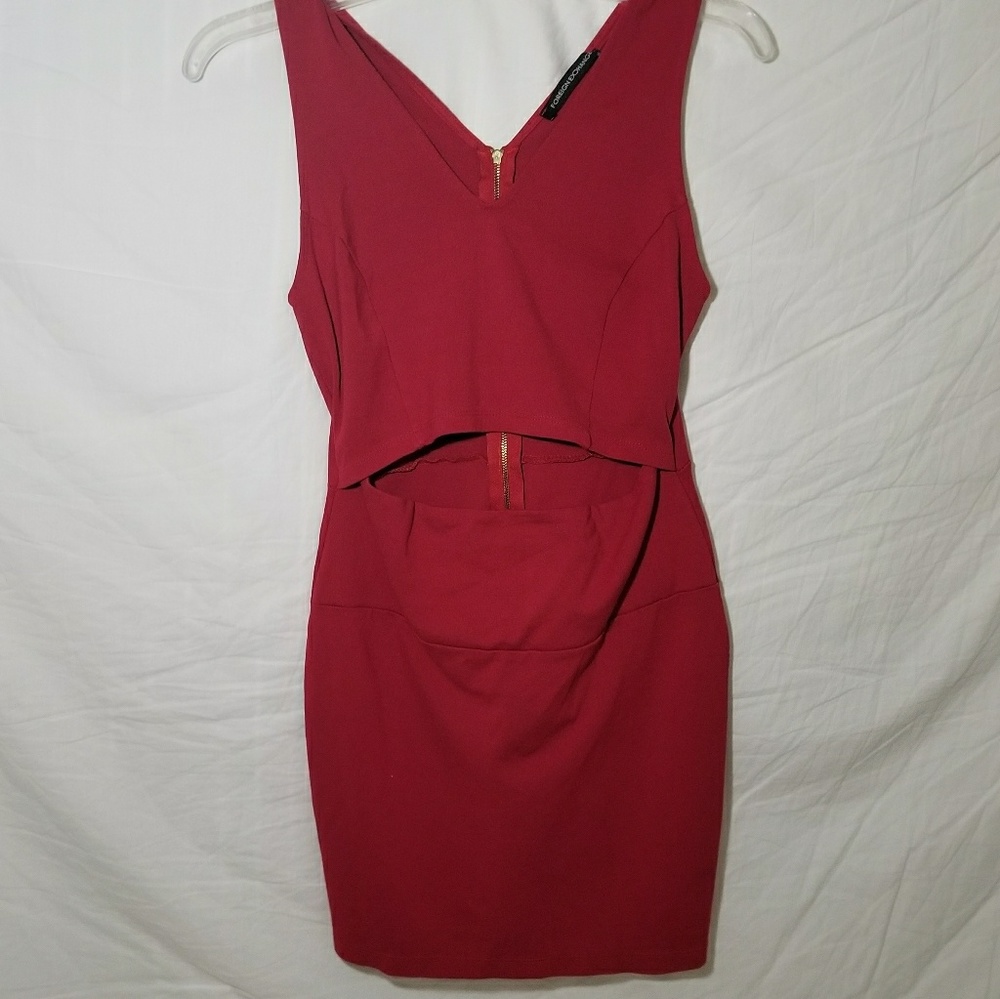 Mini Red Dress.