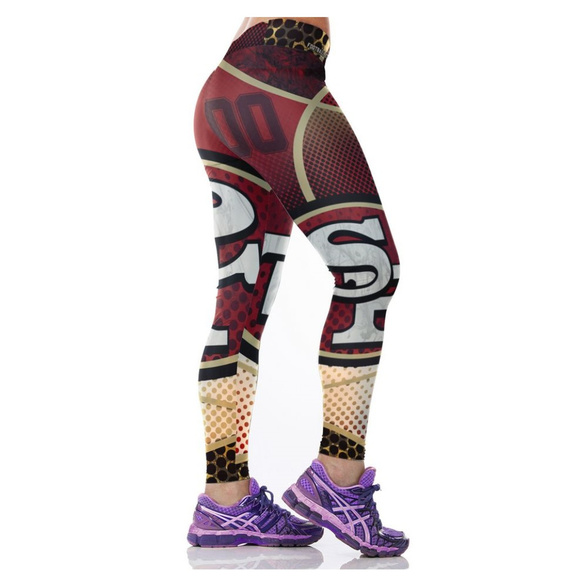 🏈SALE🏈 San Francisco 49ers NFL Leggings - Picture 2 of 4