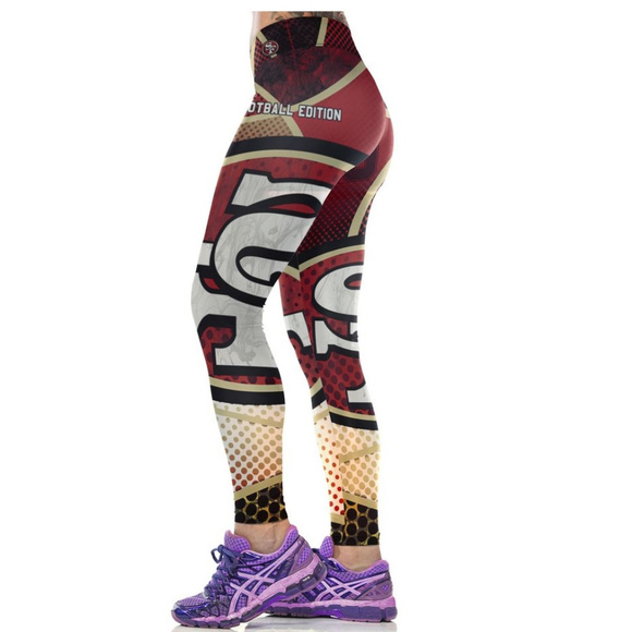🏈SALE🏈 San Francisco 49ers NFL Leggings - Picture 3 of 4