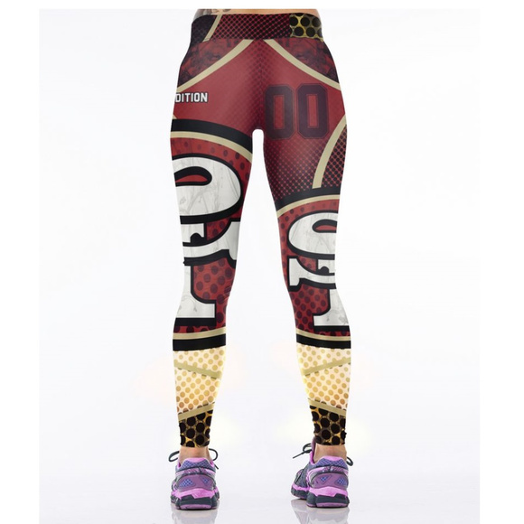 🏈SALE🏈 San Francisco 49ers NFL Leggings - Picture 4 of 4