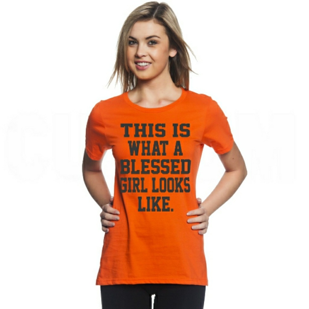 (10 Colors) Blessed Girl Women's Tee