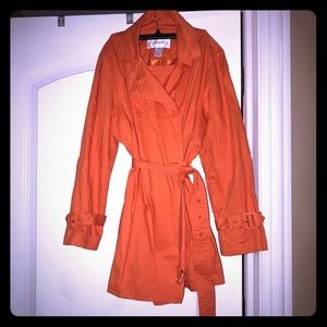 Orange Trench Coat