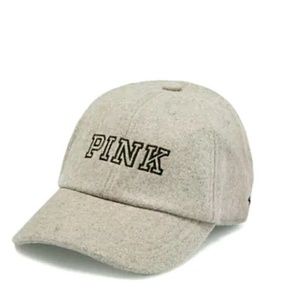 NWT Victoria's Secret Wool Baseball Cap Gray