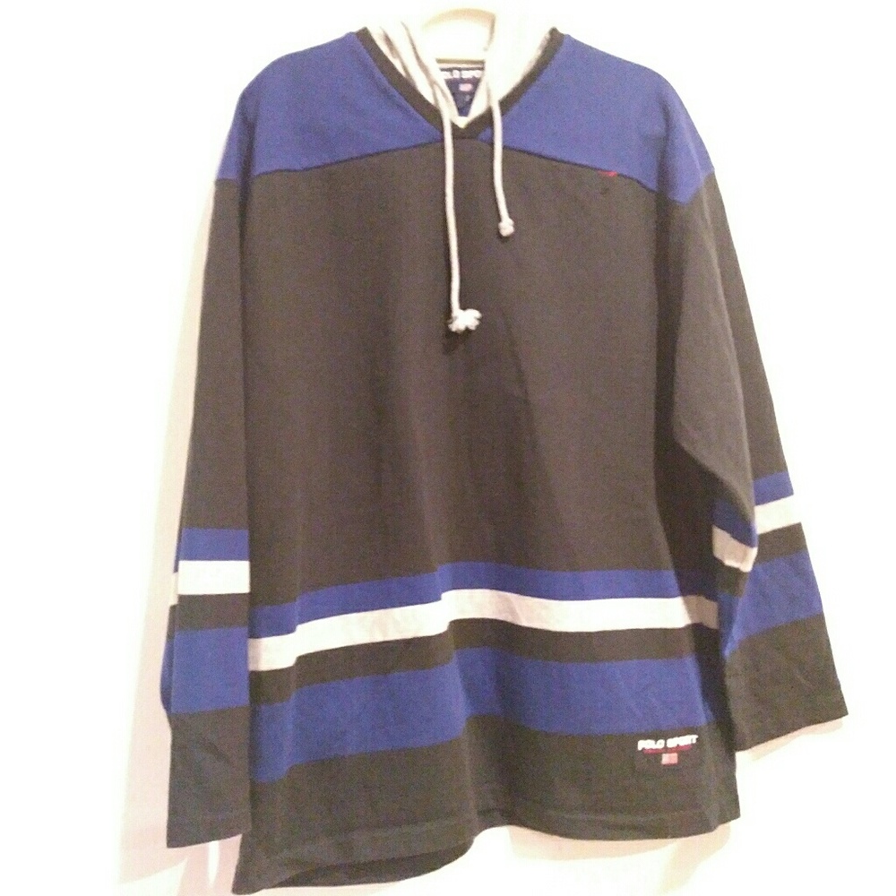 Polo Sport Made in USA vintage 90s pullover colorb