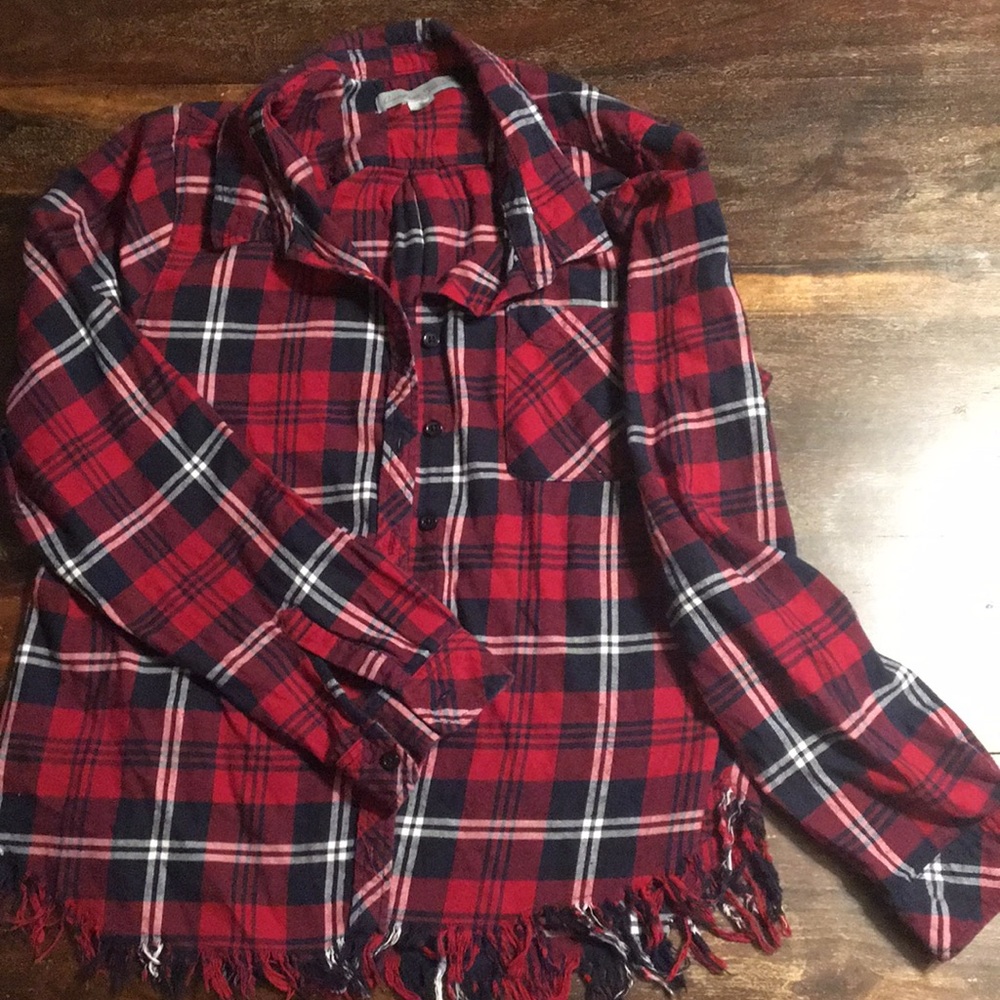 🌚✨CUTE FLANNEL TOP ✨
