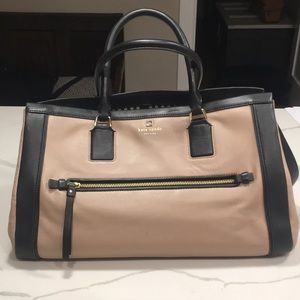 Kate Spade Black and Tan Leather Bag
