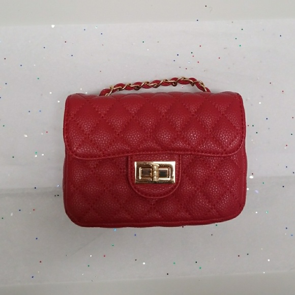 Red Quilted Bag! - Picture 4 of 5