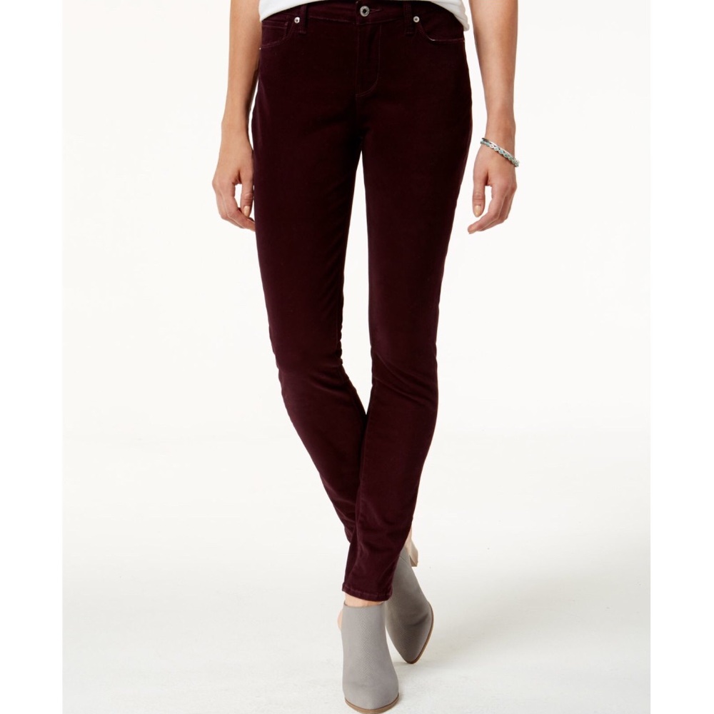 Lucky Brand Brooke legging jeans in wine