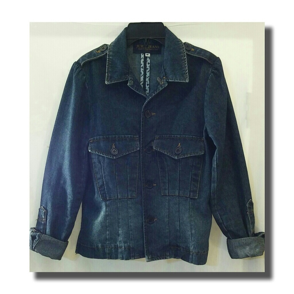 Denim Jacket by Juicy Couture Sz. M - Picture 1 of 2