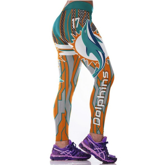 🏈SALE🏈 Miami Dolphins NFL Leggings - Picture 2 of 4